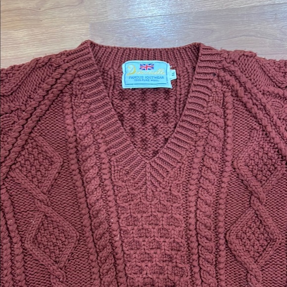 Demoiselle 100% Pure Wool Cable Knit Sweater - Picture 3 of 8